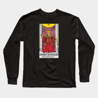 The Justice tarot card Long Sleeve T-Shirt